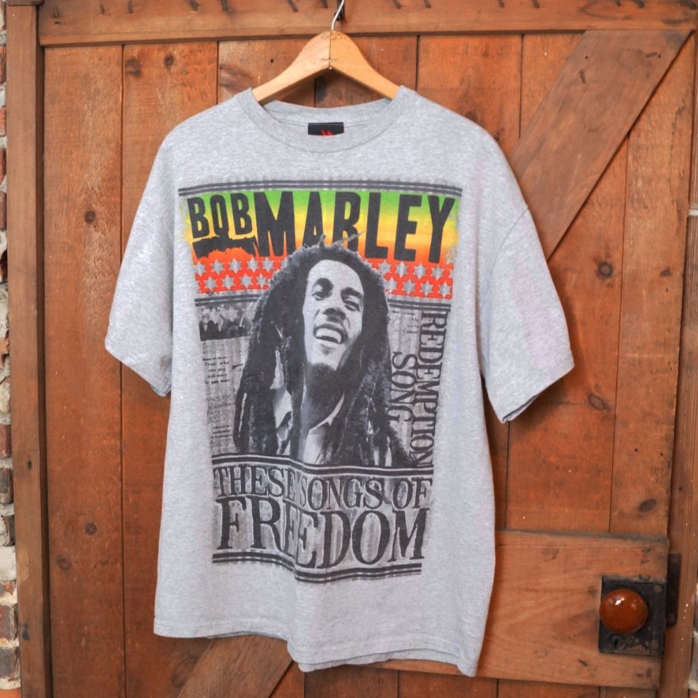 Bob Marley Rasta Tee Zion Rootswear LARGE
